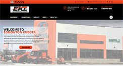 Desktop Screenshot of edmontonkubota.com